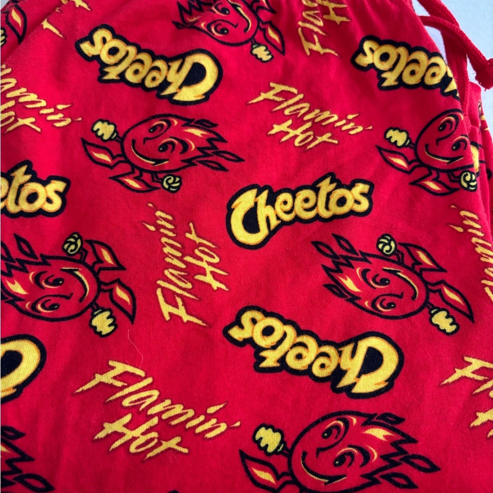 Cheetos pajamas flaming hot costumes lounge
